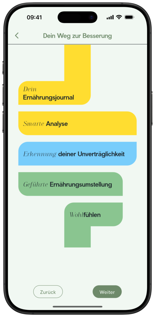 Intro zur App Screenshot