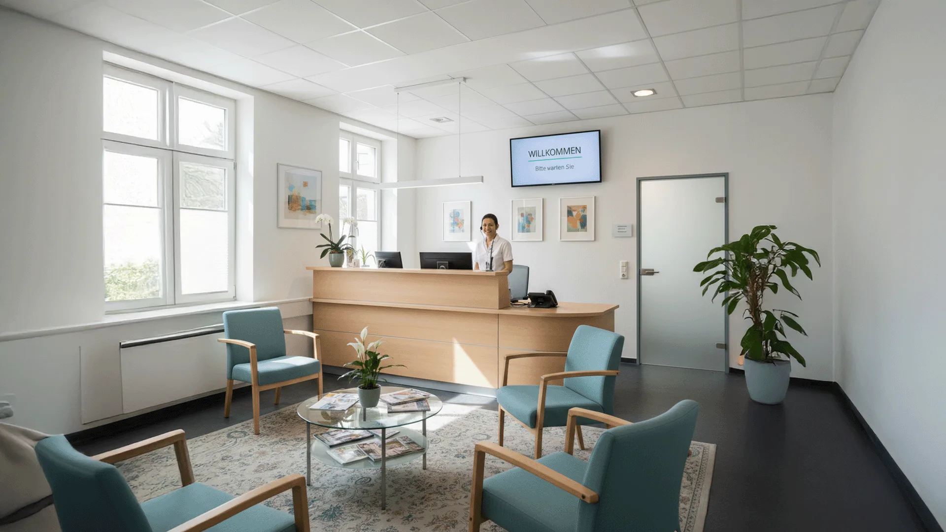 Arztpraxis Wartezimmer
